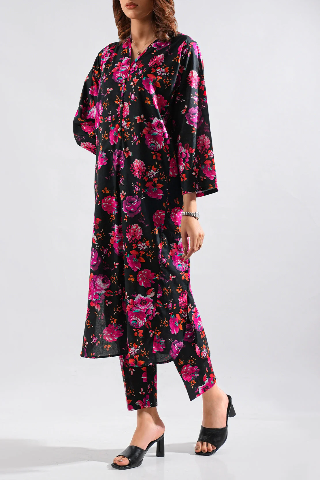 Printed Cambric Stitched Shirt - Image 5