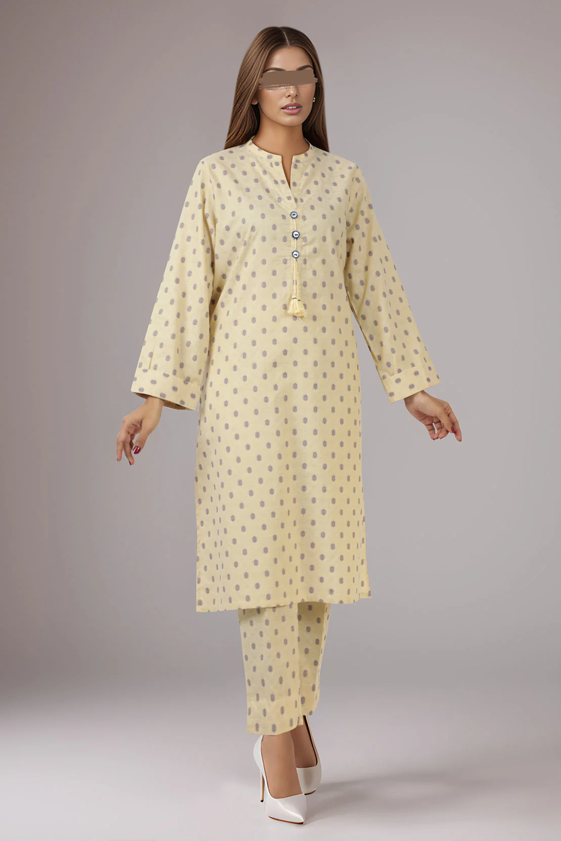 Printed Cambric Stitched Shirt/Trouser - Image 2