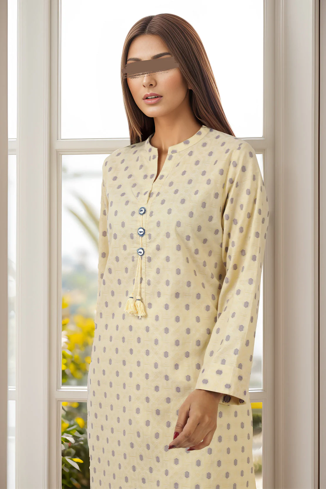 Printed Cambric Stitched Shirt/Trouser - Image 4