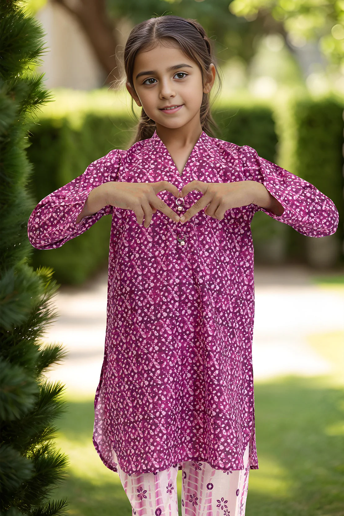 Printed Cambric Stitched Shirt/trouser For Kids - Image 2