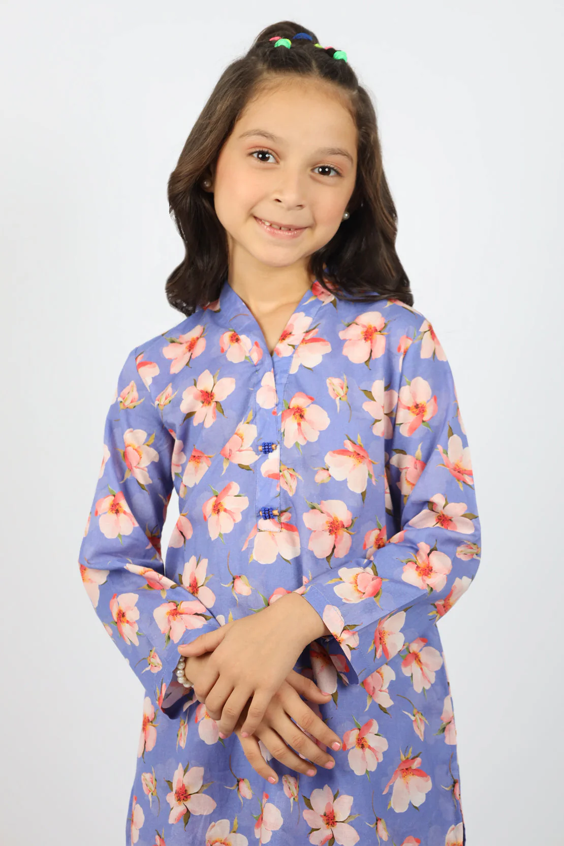 Printed Cambric Stitched Shirt/trouser For Kids - Image 3