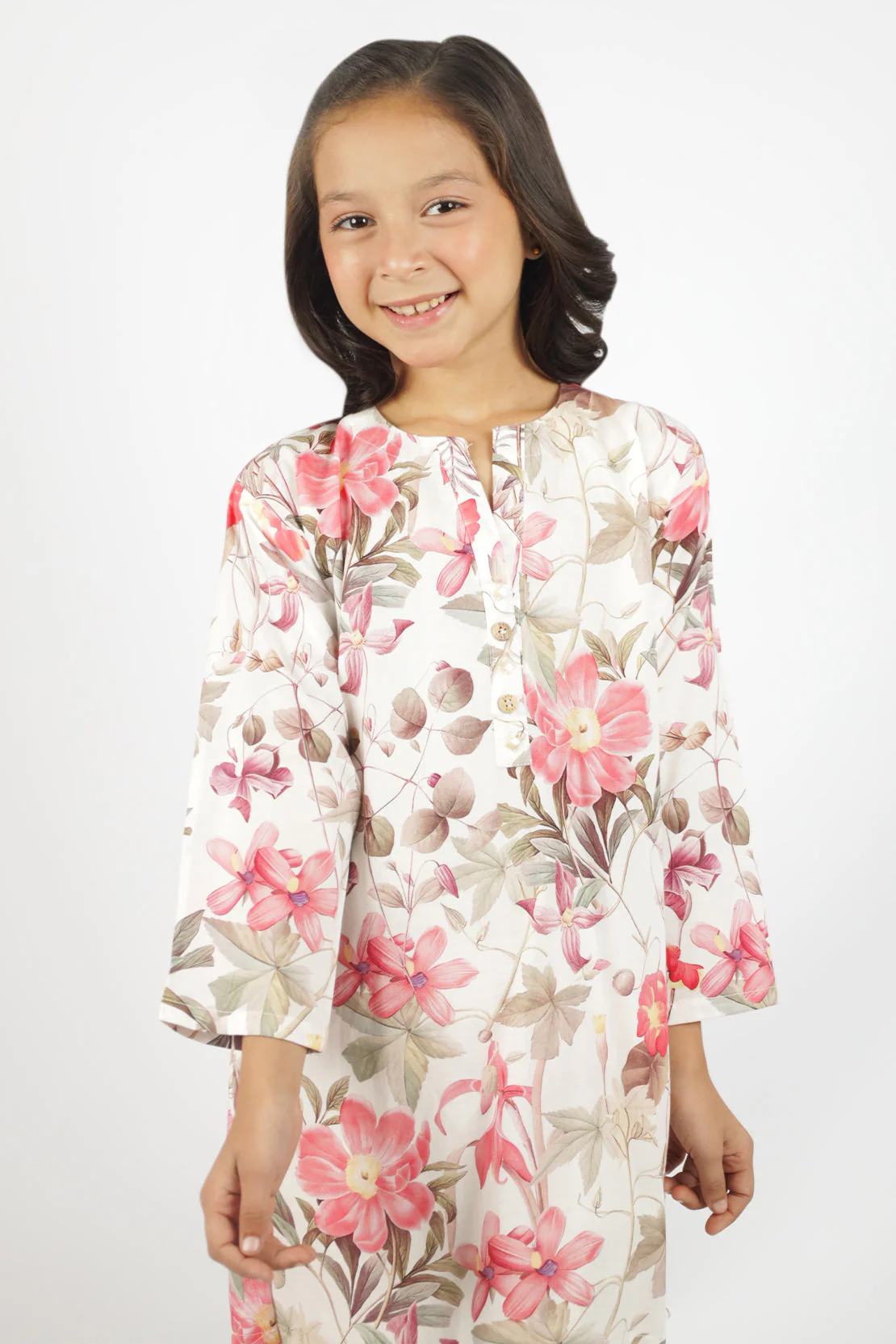 Printed Cambric Stitched Shirt/trouser For Kids - Image 2
