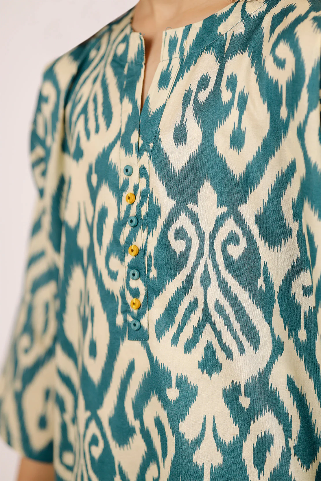 Printed Cambric Stitched Shirt/trouser For Kids - Image 5