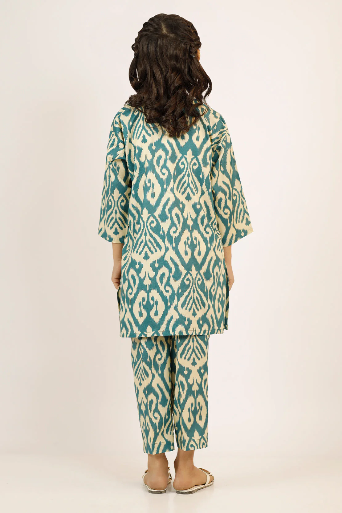 Printed Cambric Stitched Shirt/trouser For Kids - Image 7