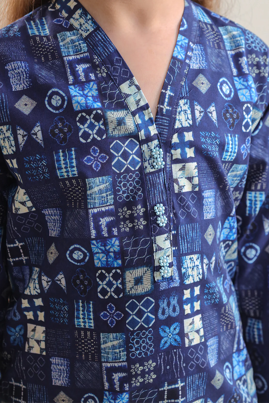 Printed Cambric Stitched Shirt/Trouser For Kids - Image 3