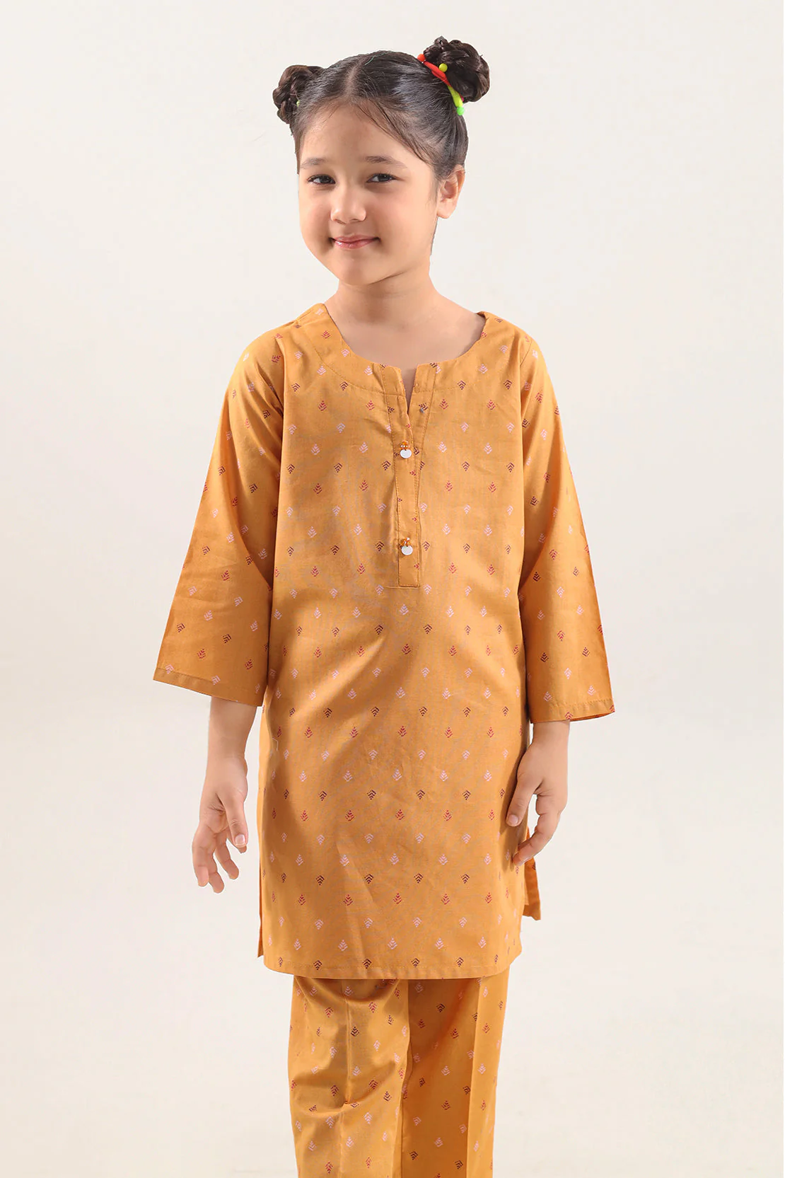 Printed Cambric Stitched Shirt/Trouser For Kids - Image 2