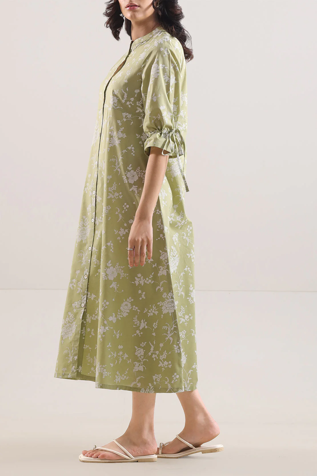 Printed Cambric Stitched Shirt - Image 3