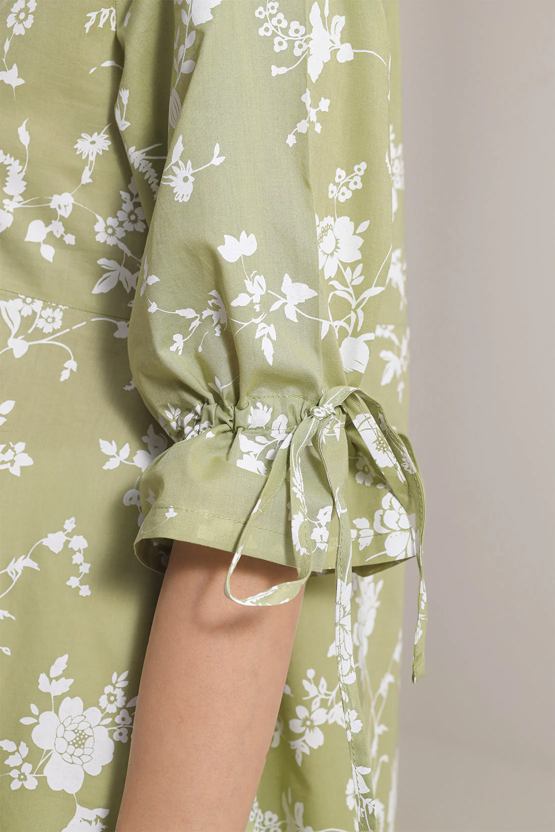 Printed Cambric Stitched Shirt - Image 5