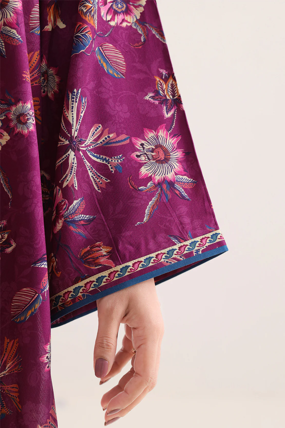 Printed Corduroy Stitched 2 Piece (Shirt/Trouser) - Image 4