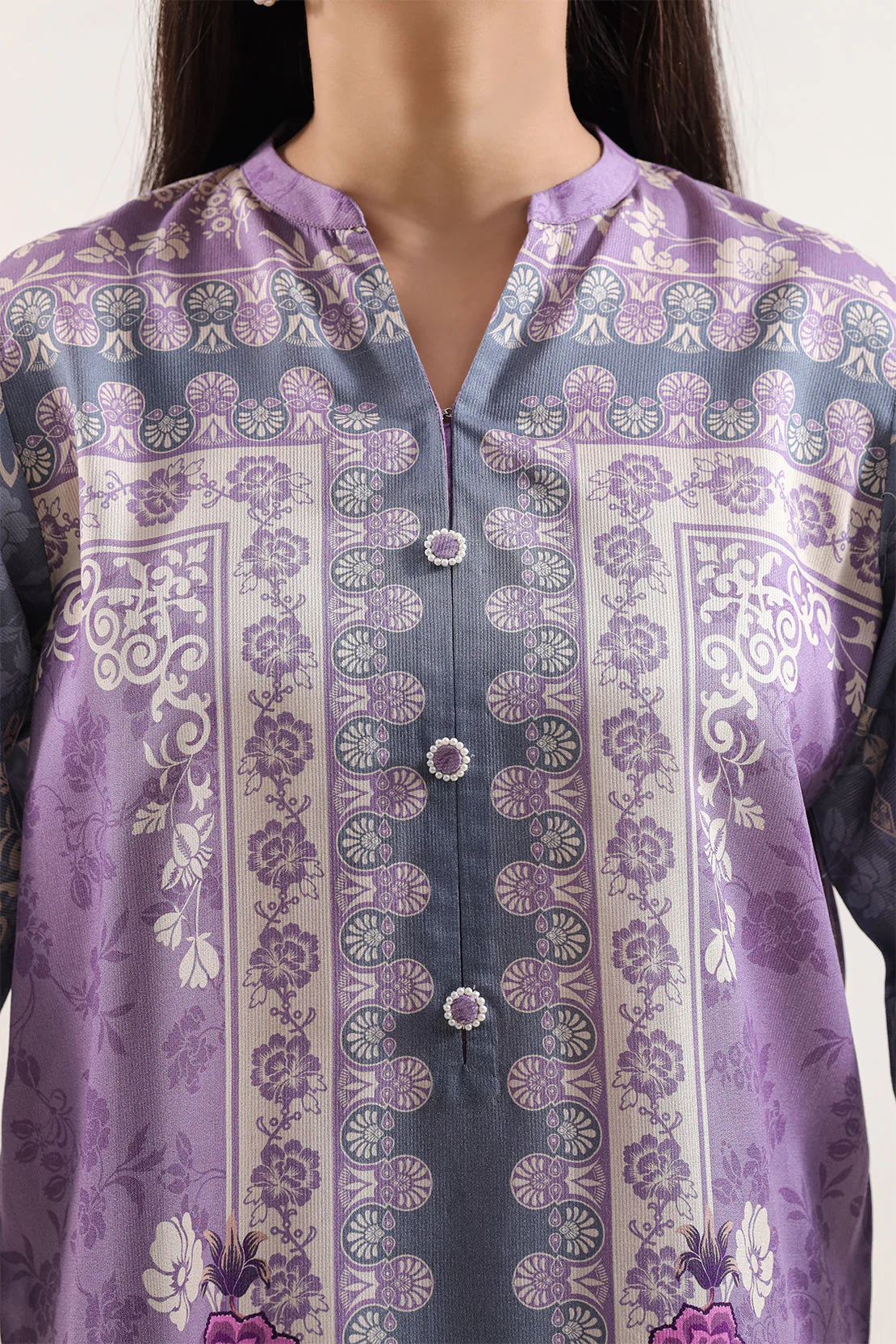 Printed Corduroy Stitched 2 Piece (Shirt/Trouser) - Image 5