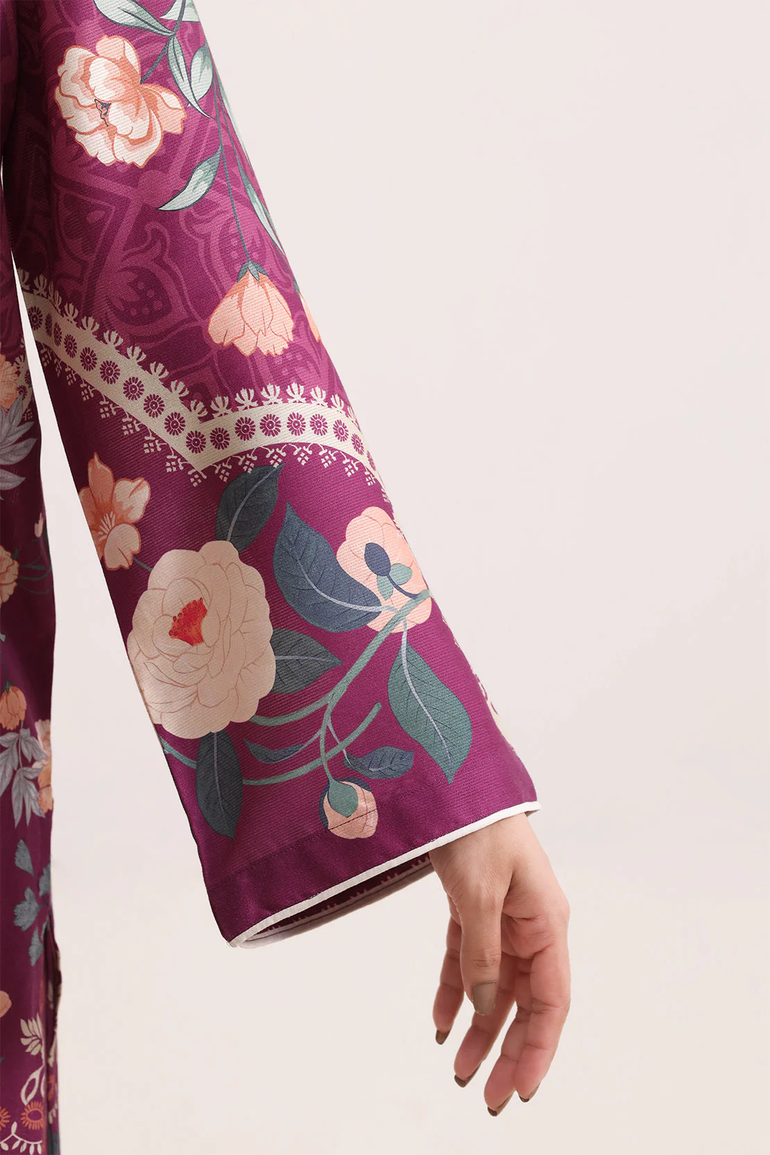 Printed Corduroy Stitched 2 Piece (Shirt/Trouser) - Image 4