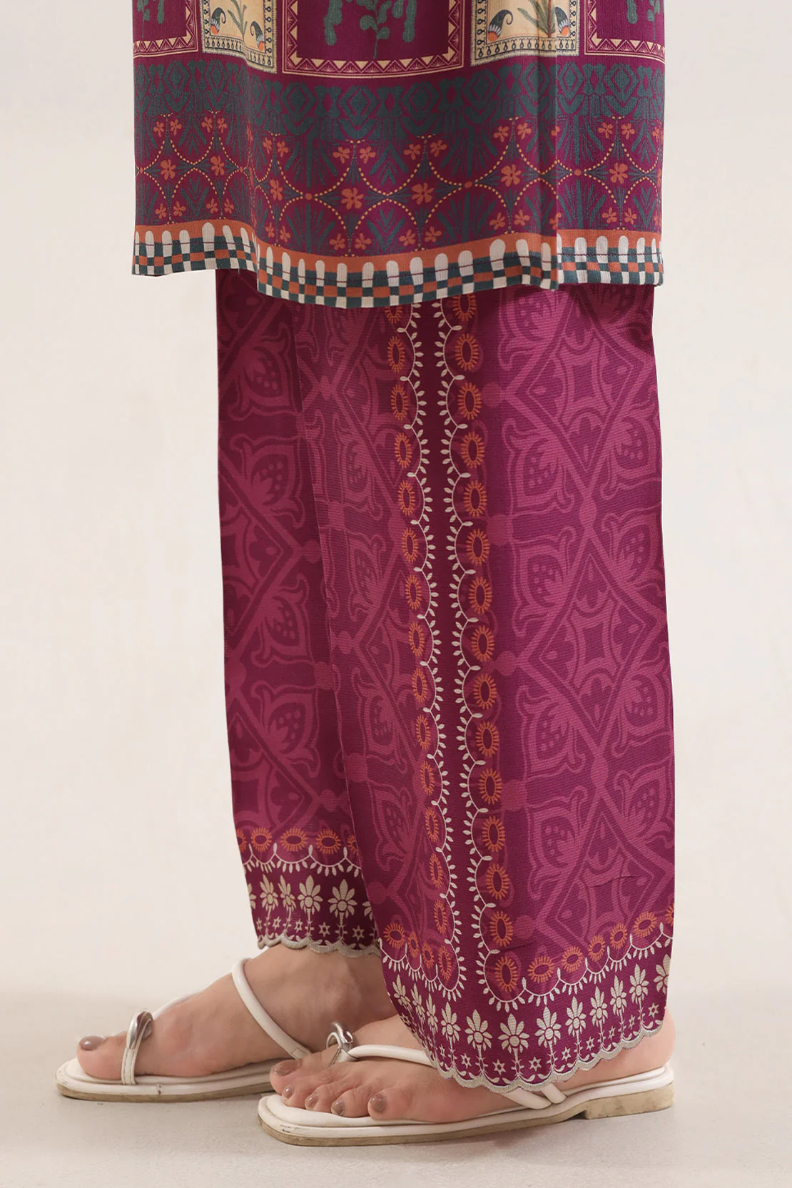 Printed Corduroy Stitched 2 Piece (Shirt/Trouser) - Image 6