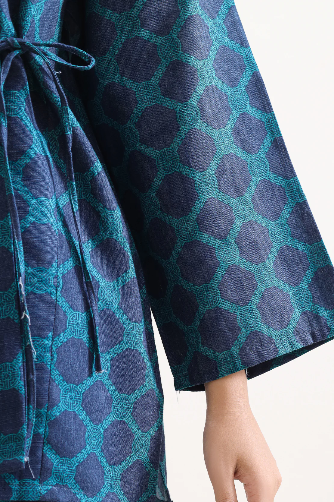 Printed Cotton Khaddar Stitched 2 Piece (Shirt/Trouser) - Image 6