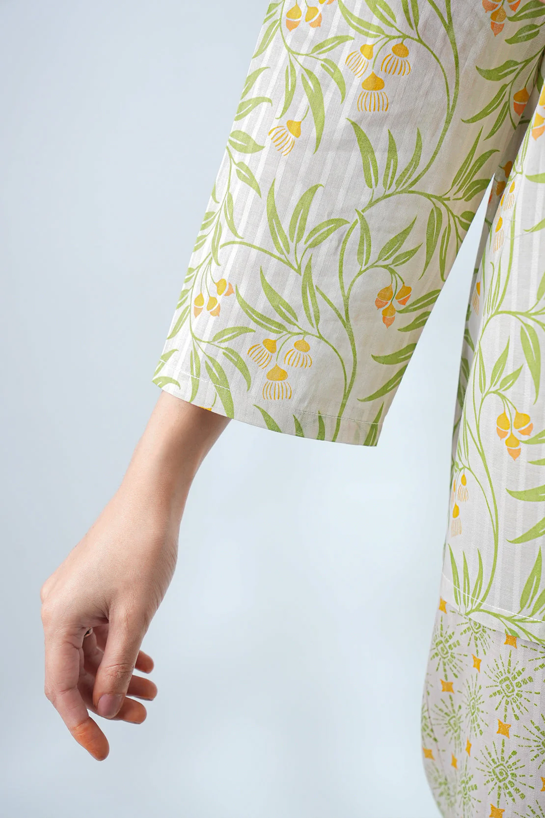Printed Cotton Stitched 2 Piece (Shirt/Trouser) - Image 6