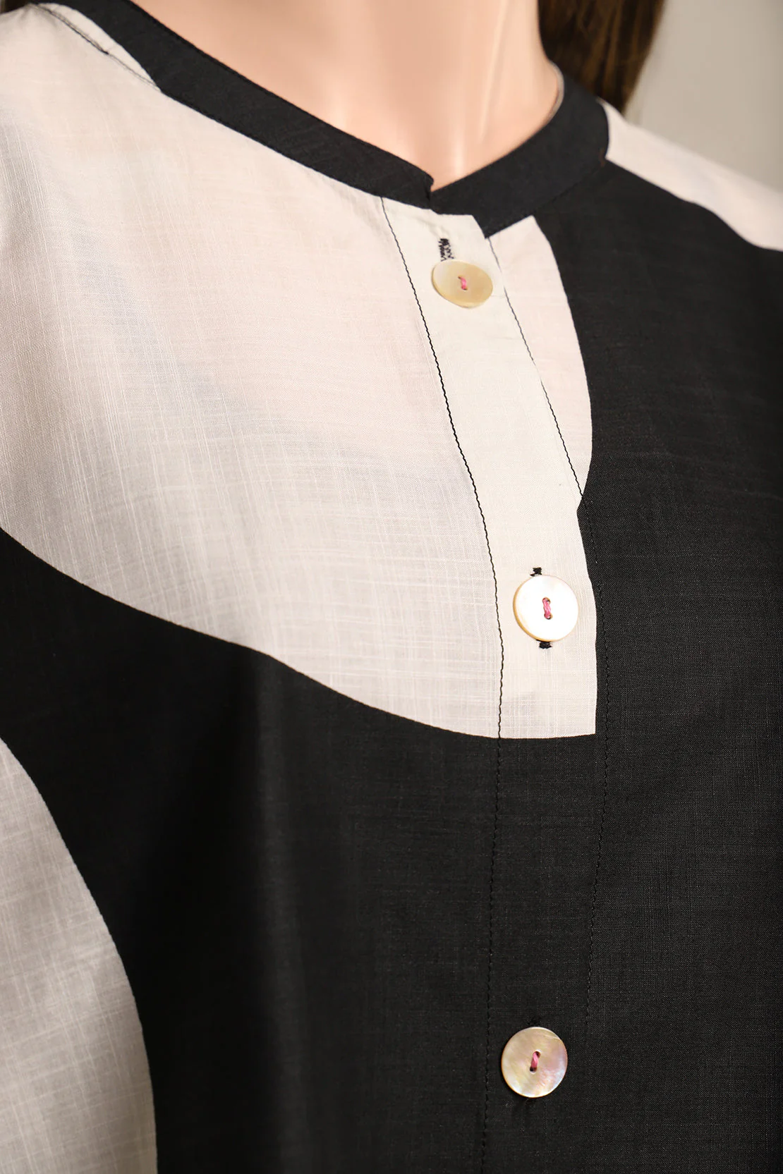 Printed Cotton Stitched Shirt - Image 4