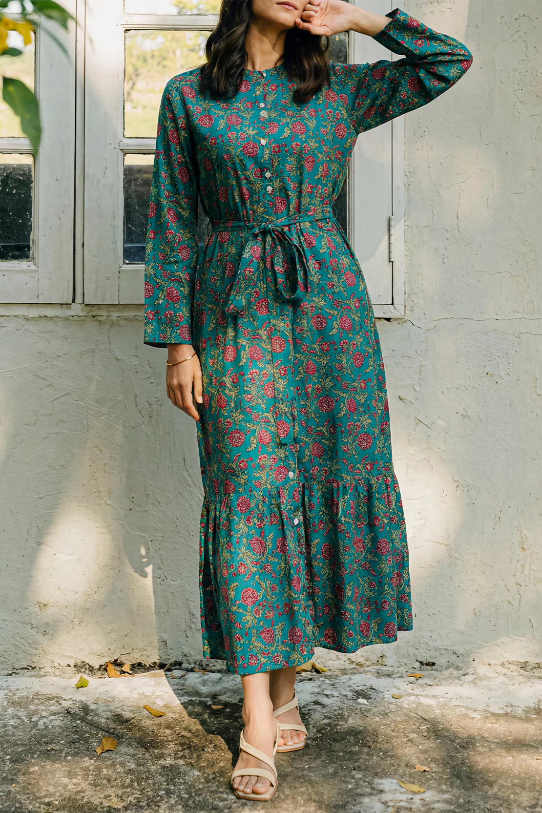 Printed Cotton Stitched Shirt - Image 2