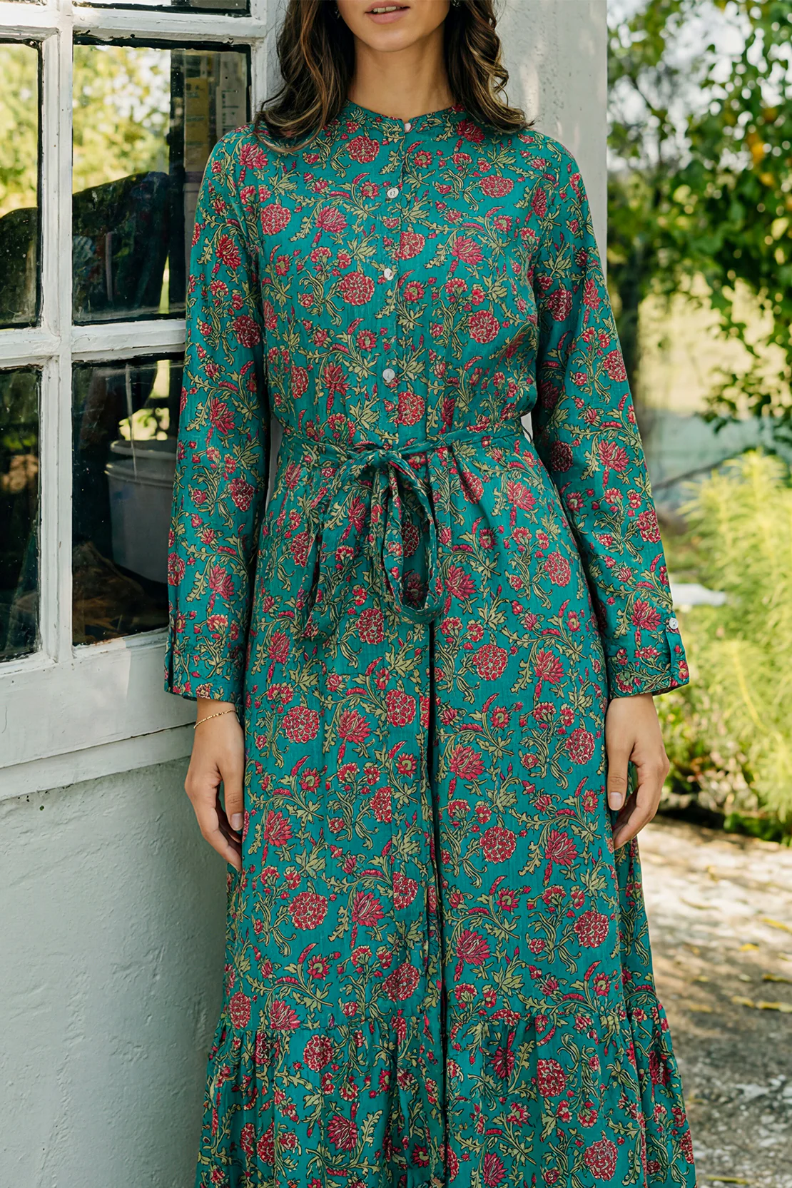 Printed Cotton Stitched Shirt - Image 3