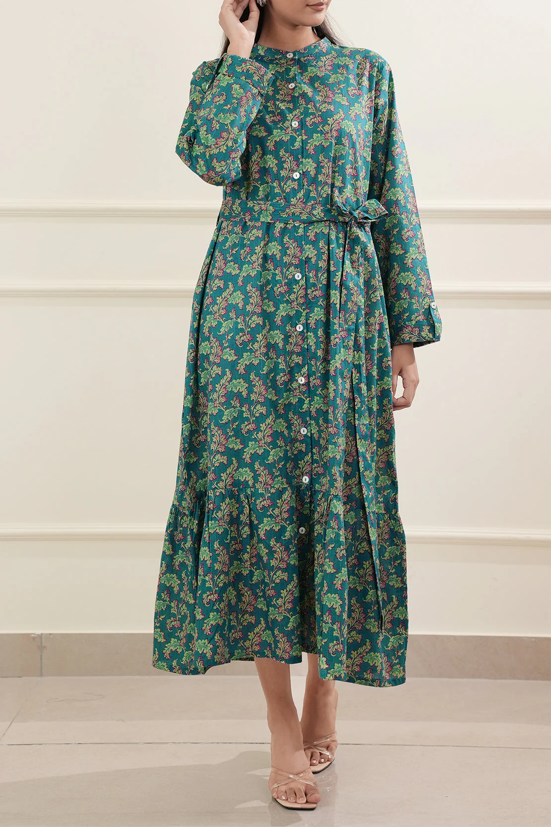 Printed Cotton Stitched Shirt - Image 2