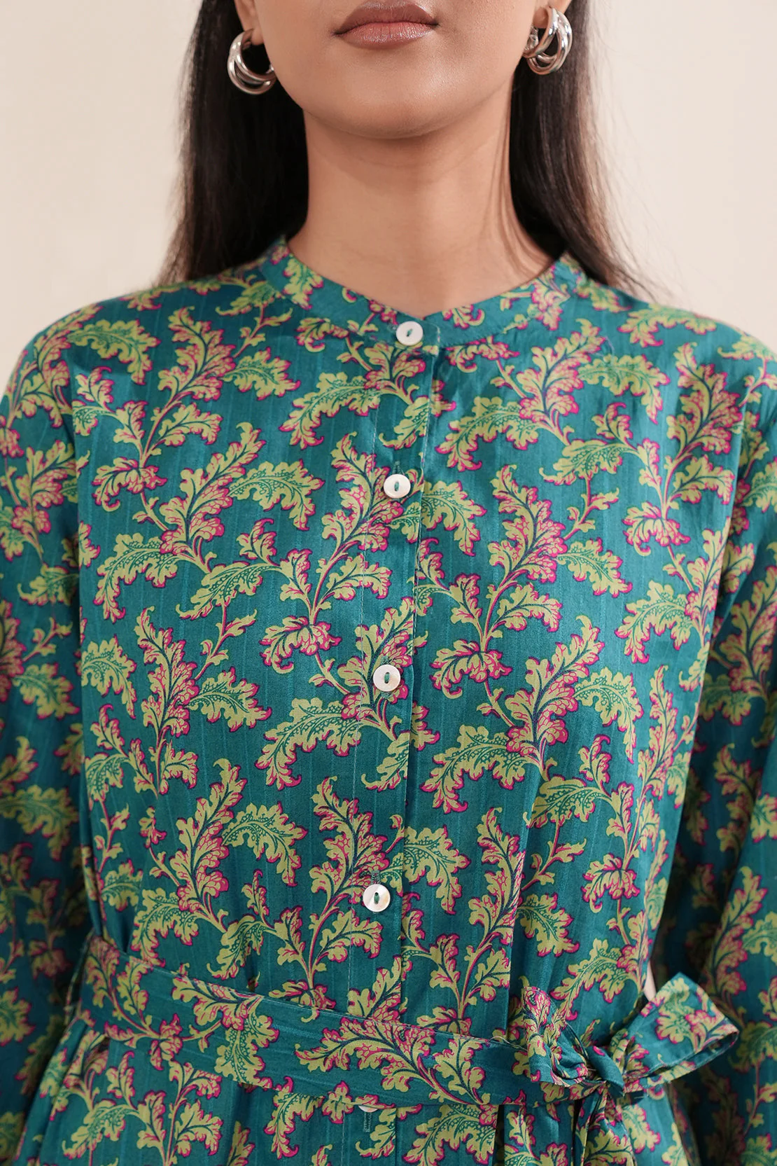 Printed Cotton Stitched Shirt - Image 4