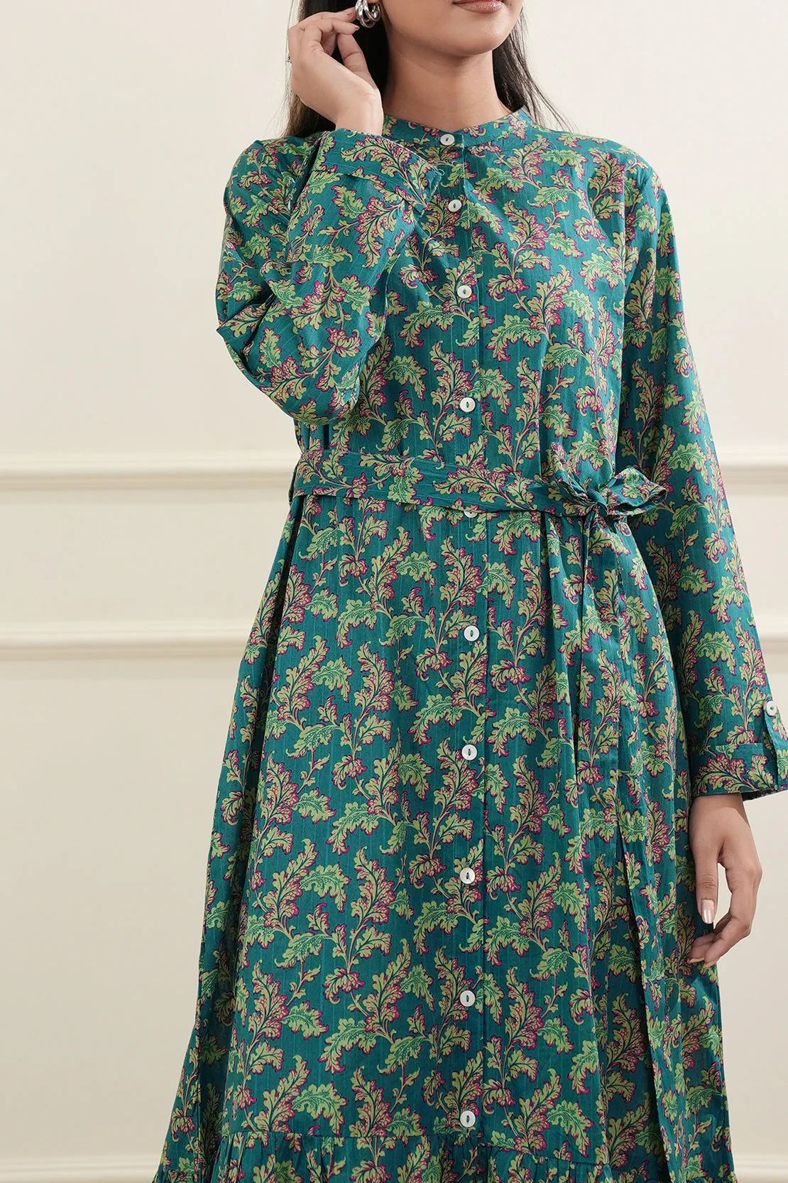 Printed Cotton Stitched Shirt - Image 7
