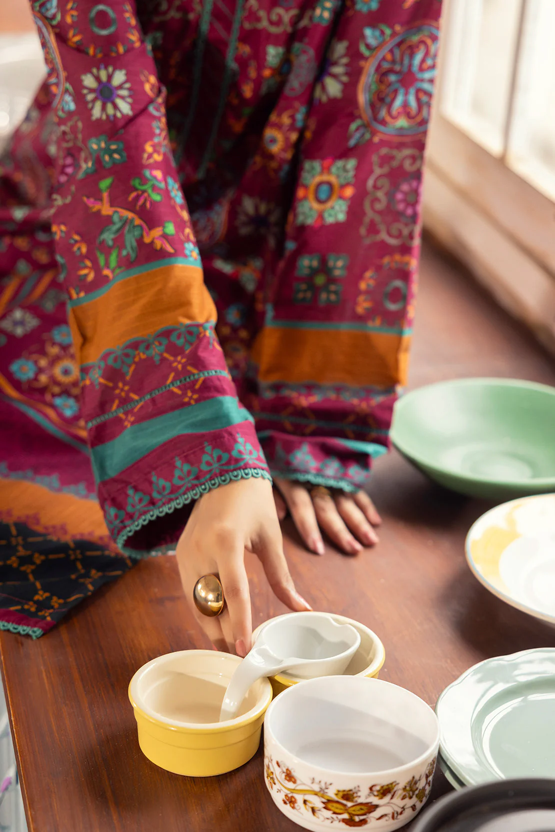 Printed Cotton Stitched Shirt - Image 5