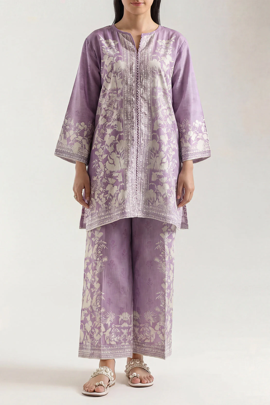 Printed Cotton Stitched Shirt