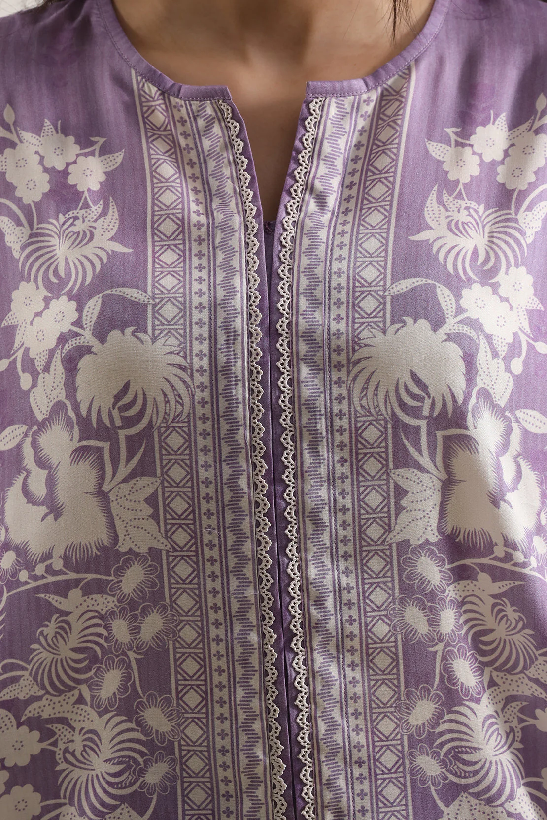 Printed Cotton Stitched Shirt - Image 4