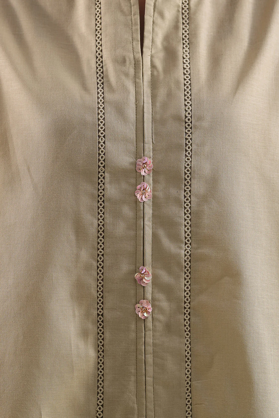 Printed Cotton Stitched Shirt - Image 3