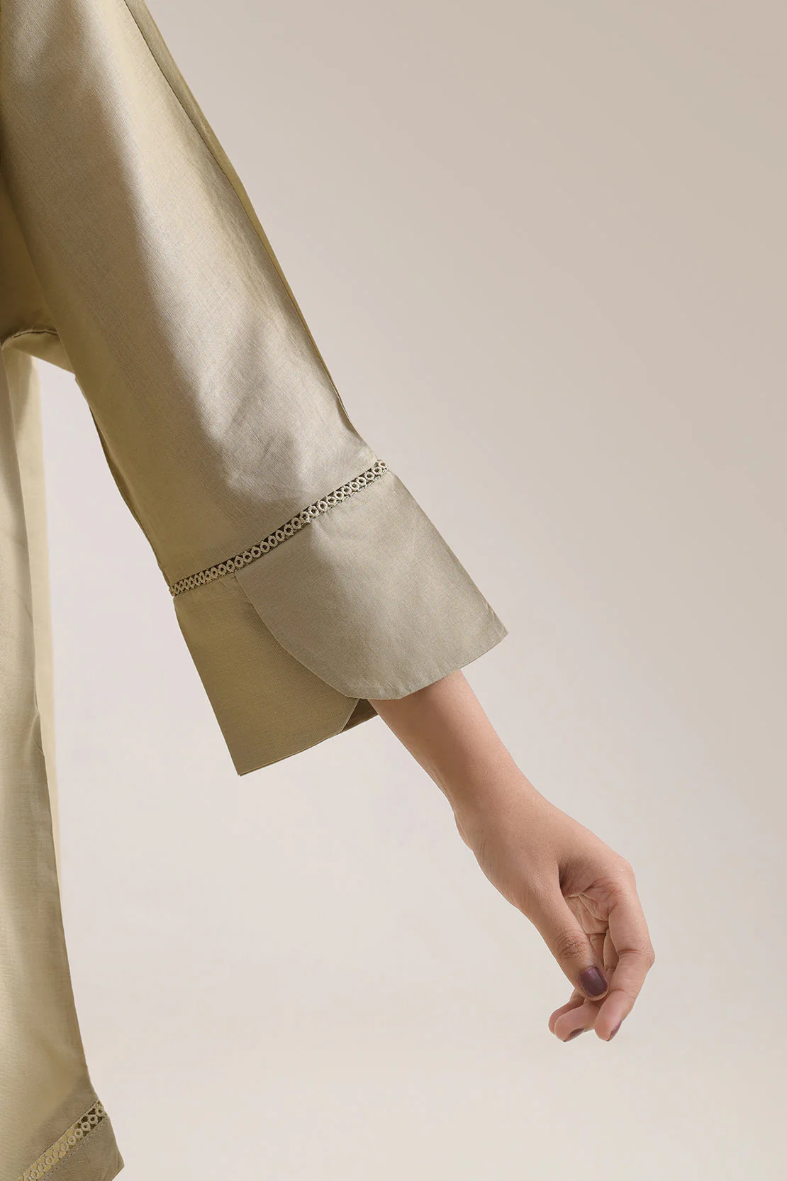 Printed Cotton Stitched Shirt - Image 4
