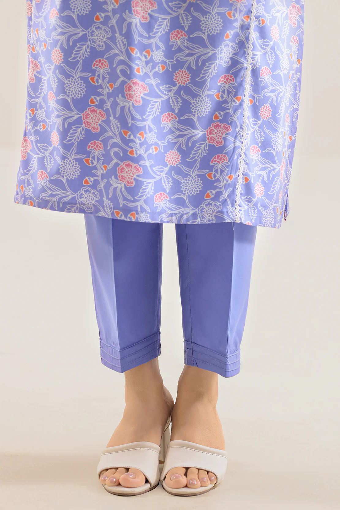 Printed Cotton Viscose Stitched 2 Piece (Shirt/Trouser) - Image 6