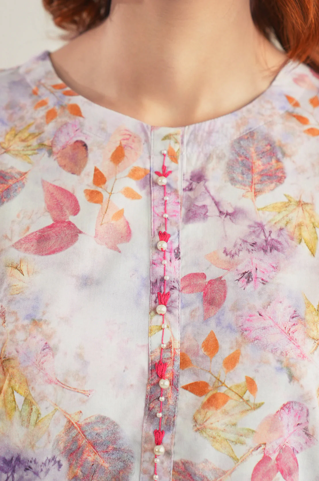 Printed Cotton Viscose Stitched 2 Piece (Shirt/Trouser) - Image 6