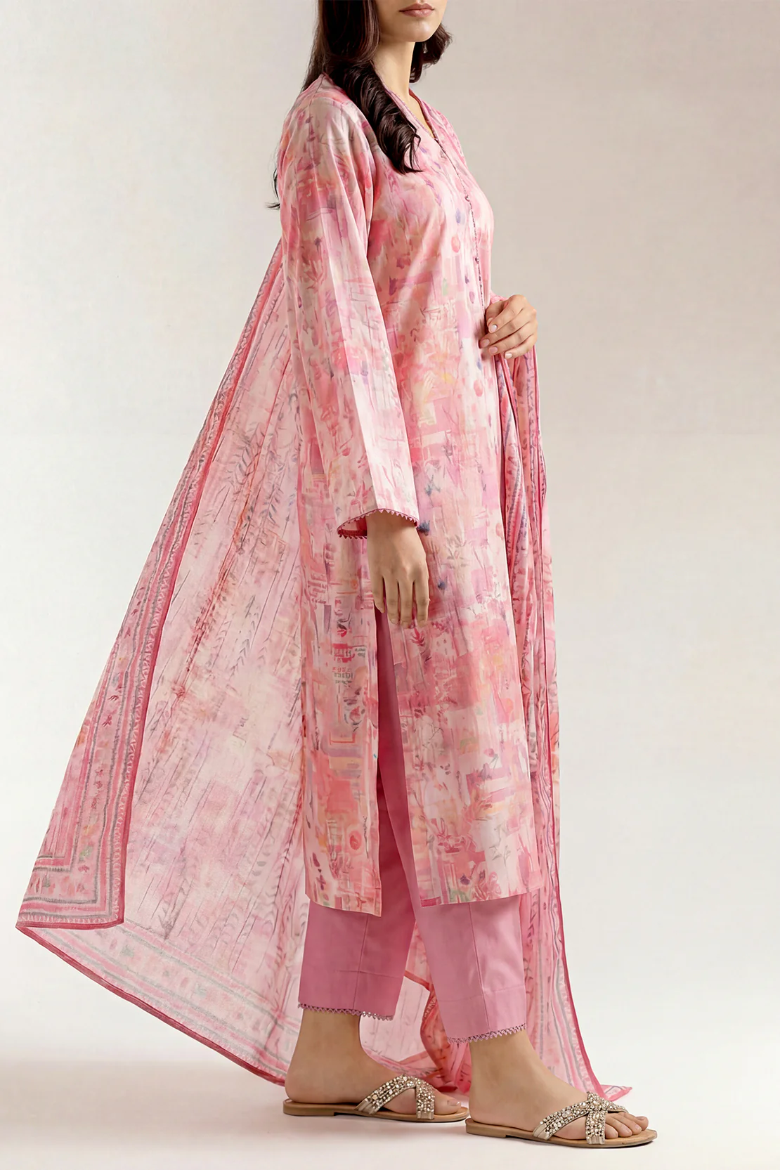 Printed Cotton Viscose Stitched Shirt - Image 2