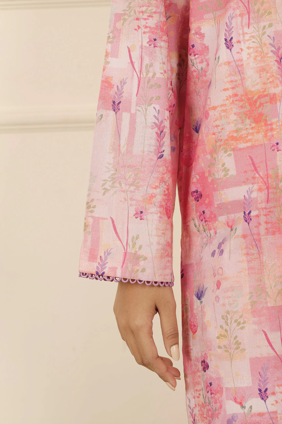 Printed Cotton Viscose Stitched Shirt - Image 5