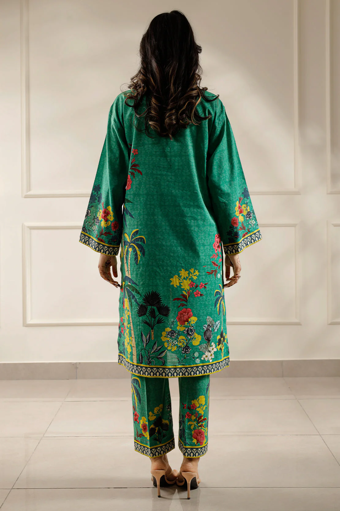 Printed Cotton Viscose Stitched Shirt - Image 7