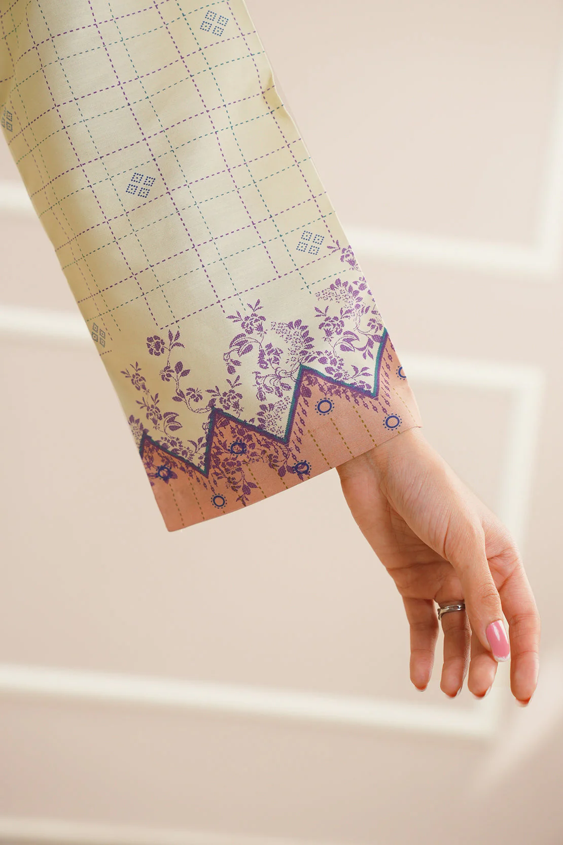 Printed Cotton Viscose Stitched Shirt - Image 6