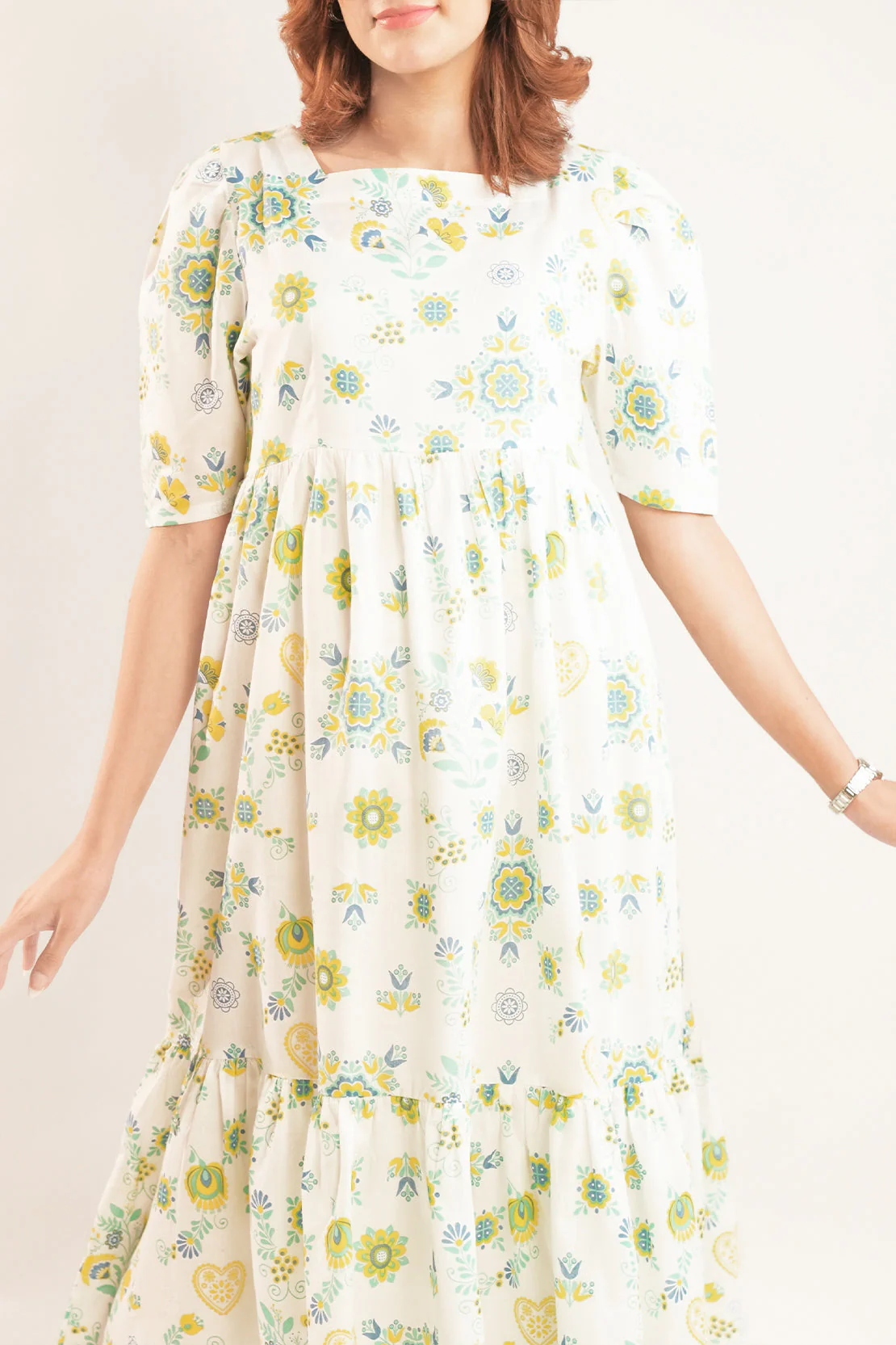 Printed Cotton Viscose Stitched Shirt