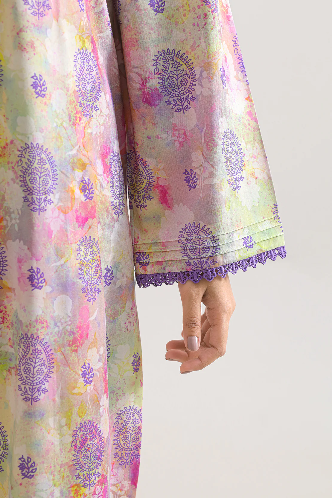 Printed Cotton Viscose Stitched Shirt - Image 4