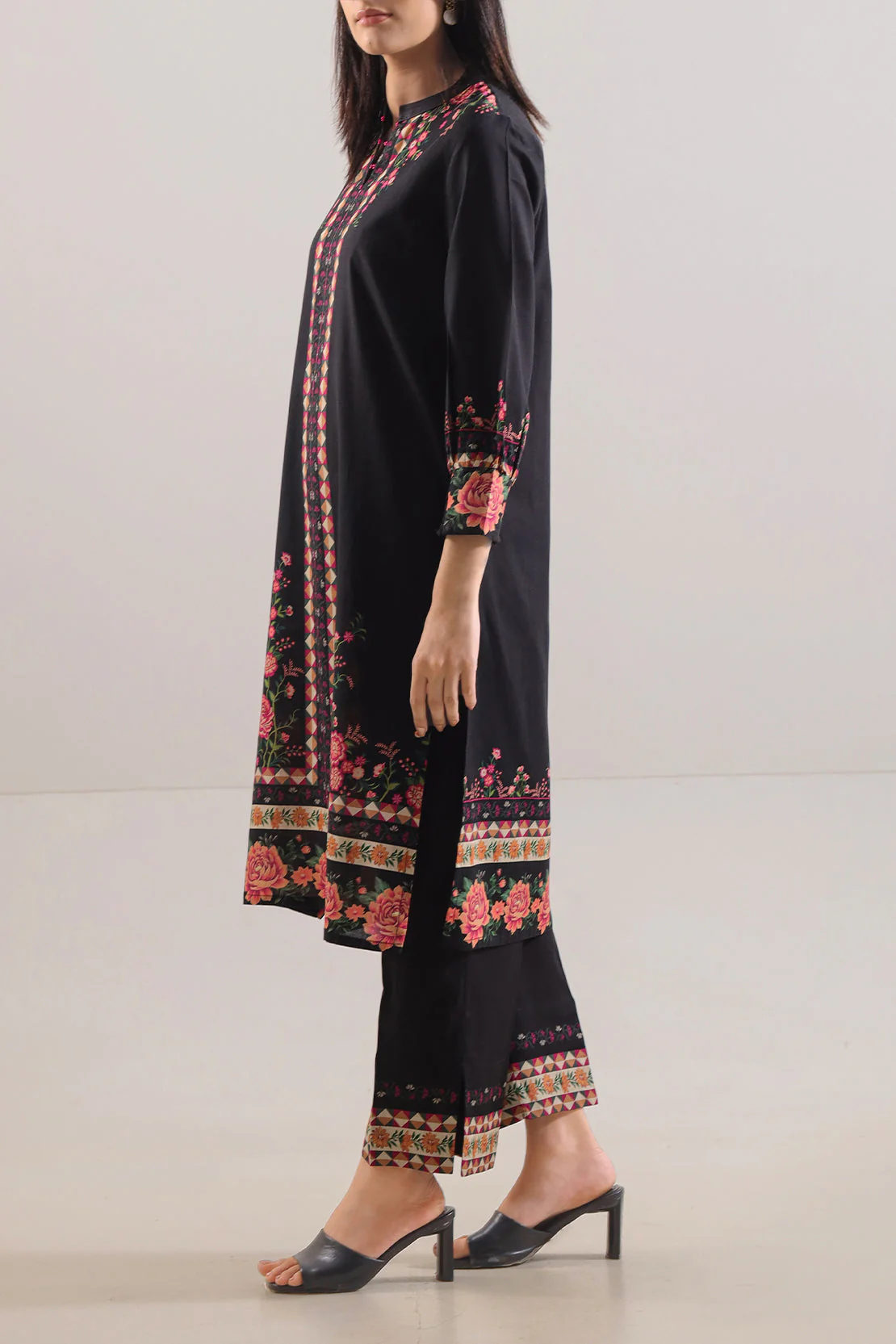 Printed Cotton Viscose Stitched Shirt - Image 2
