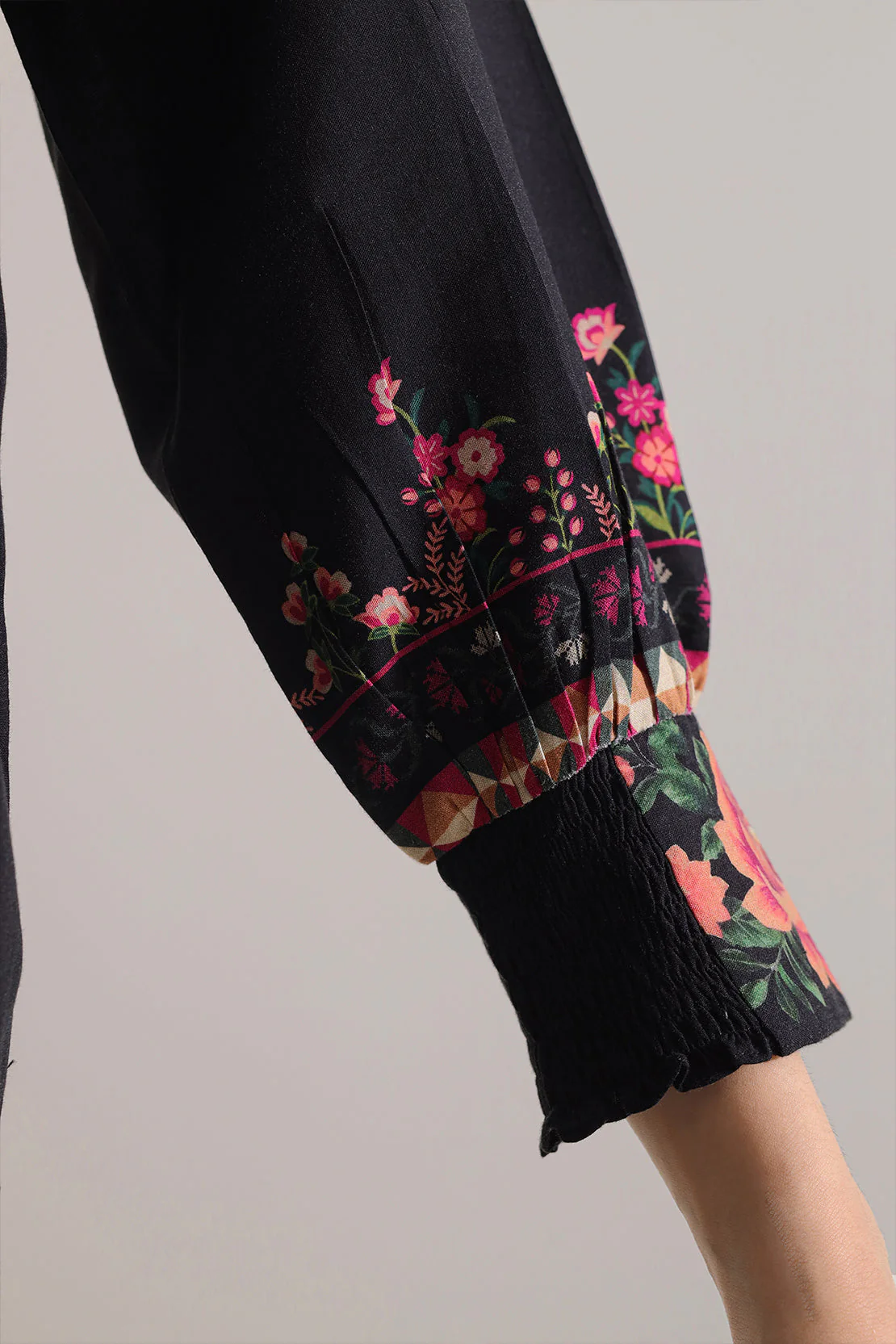 Printed Cotton Viscose Stitched Shirt - Image 5