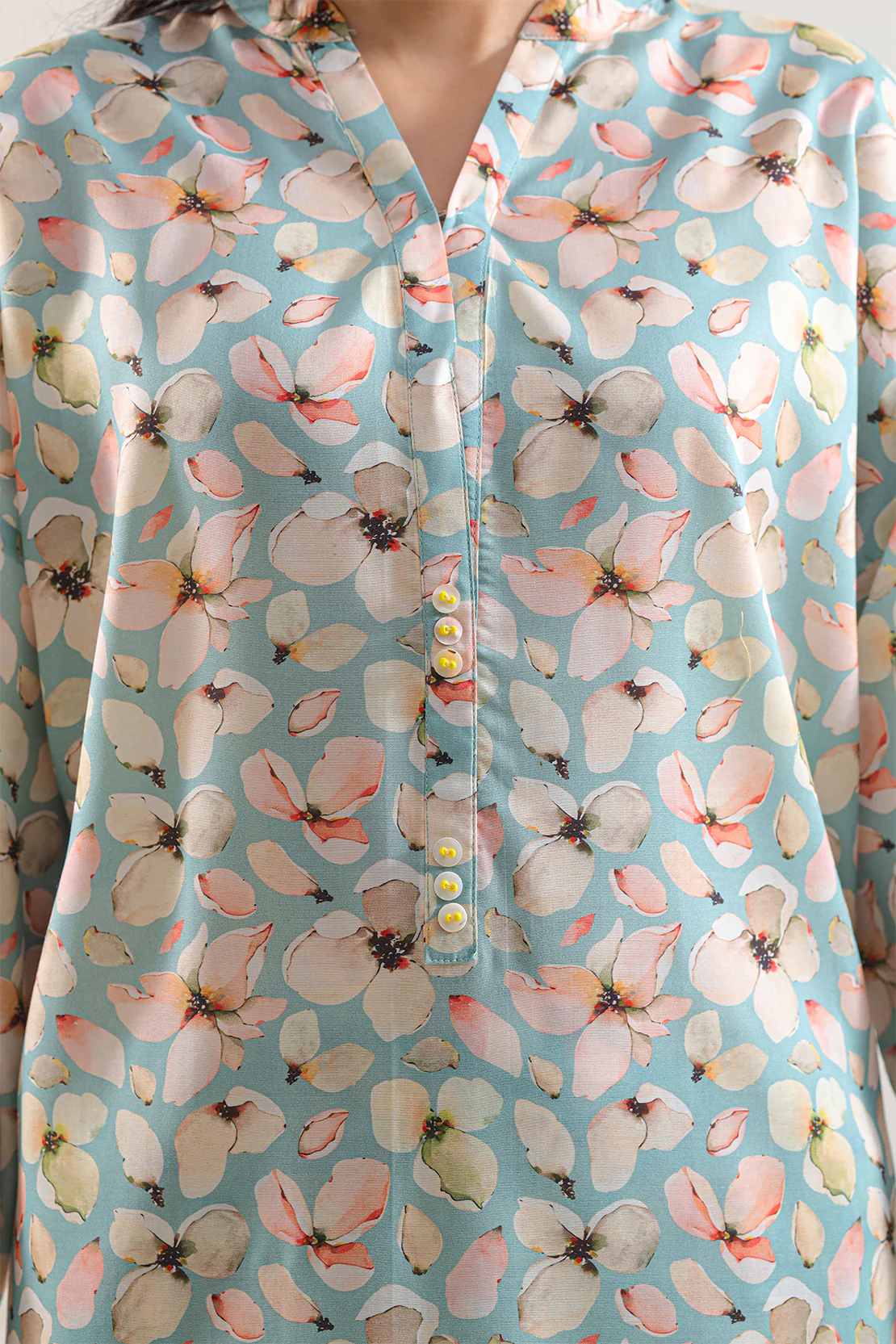 Printed Dobby Self Stitched 2 Piece (Shirt/Trouser) - Image 3