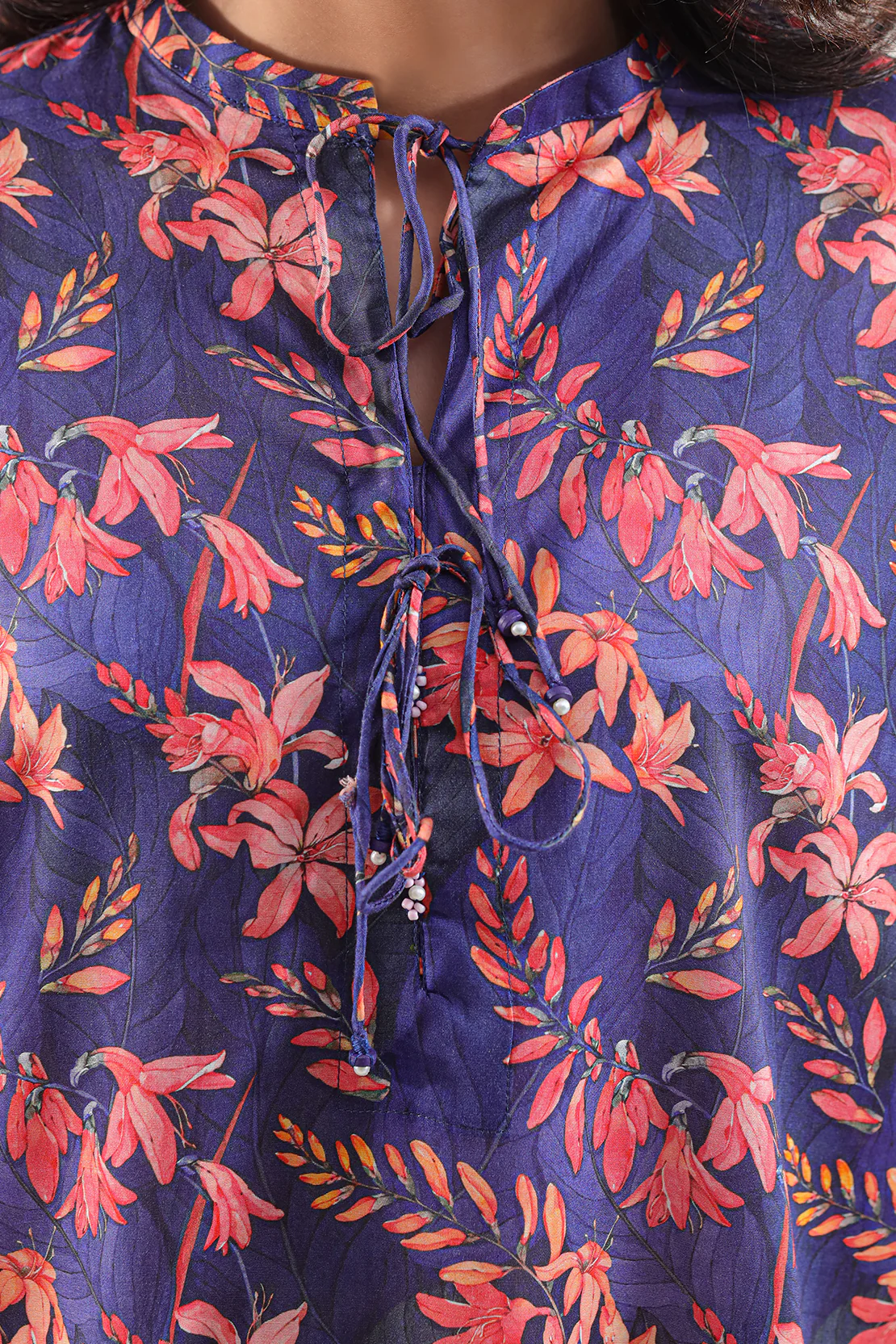 Printed Dobby Self Stitched 2 Piece (Shirt/Trouser) - Image 4