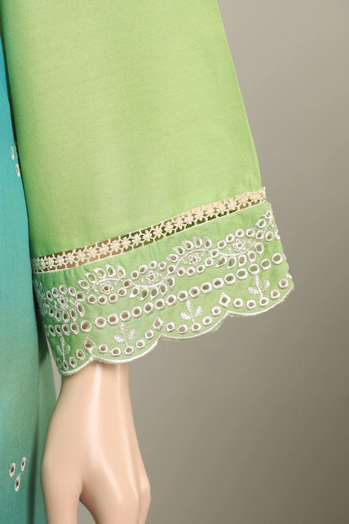 Printed Emb Cambric Stitched 2 Piece (Shirt/Trouser) - Image 5