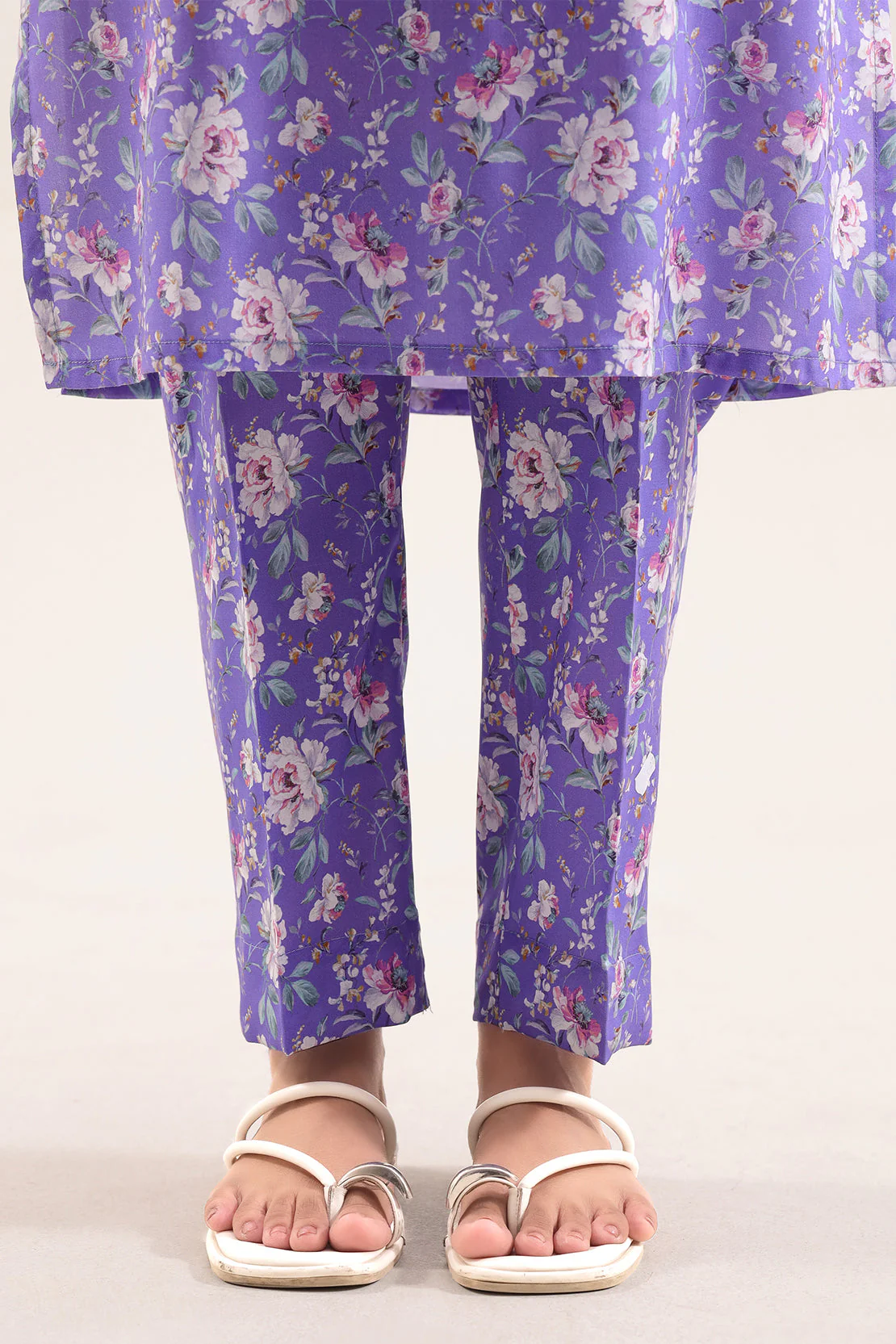 Printed Embroidered Arabic Lawn Stitched 2 Piece (Shirt/Trouser) - Image 5