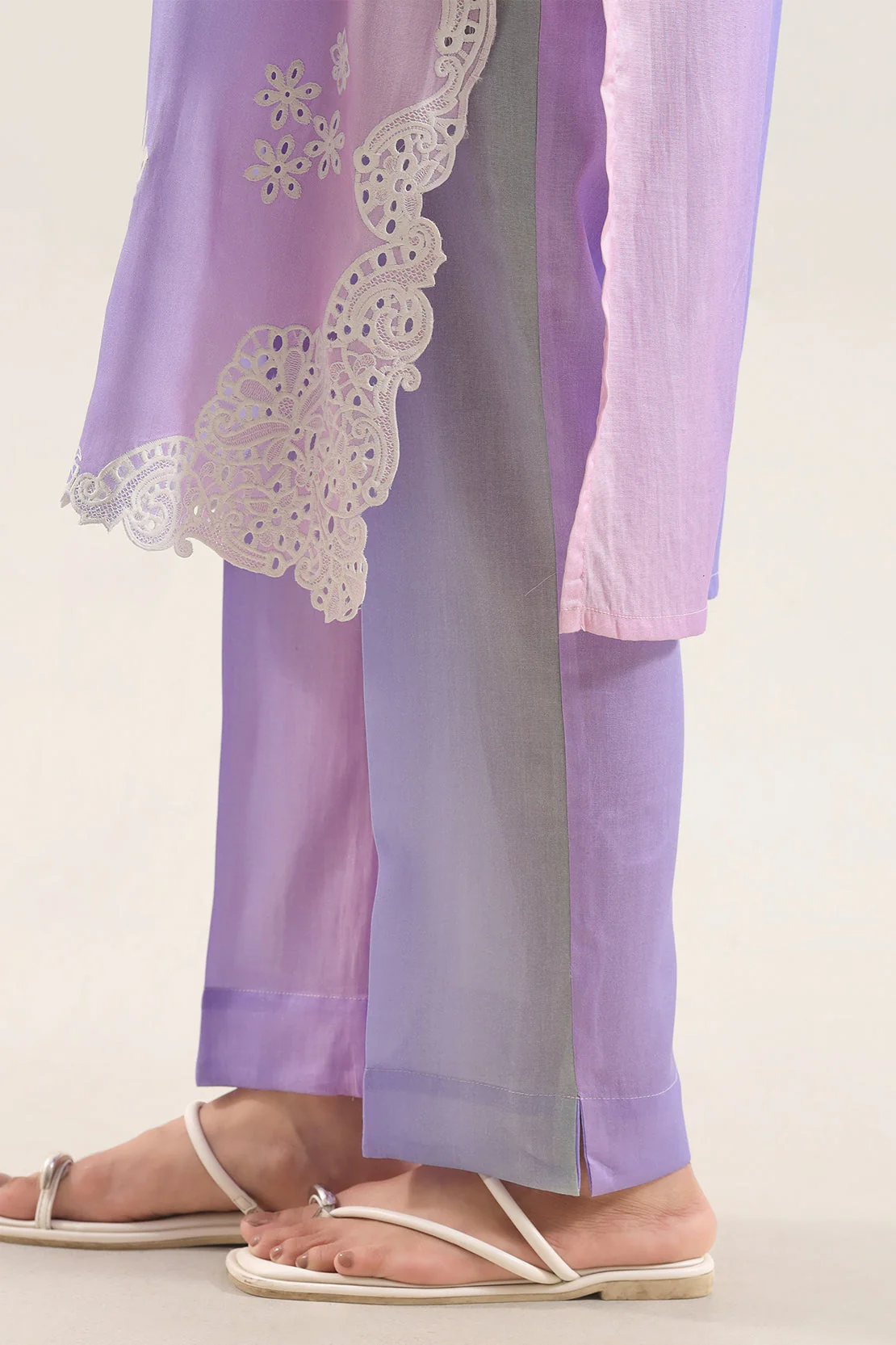 Printed Embroidered Arabic Lawn Stitched 2 Piece (Shirt/Trouser) - Image 6