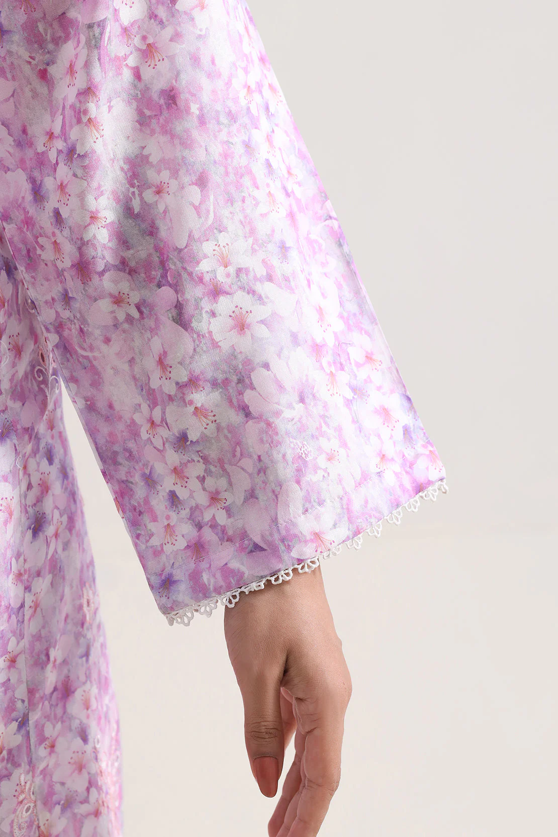 Printed Embroidered Arabic Lawn Stitched 2 Piece (Shirt/Trouser) - Image 4