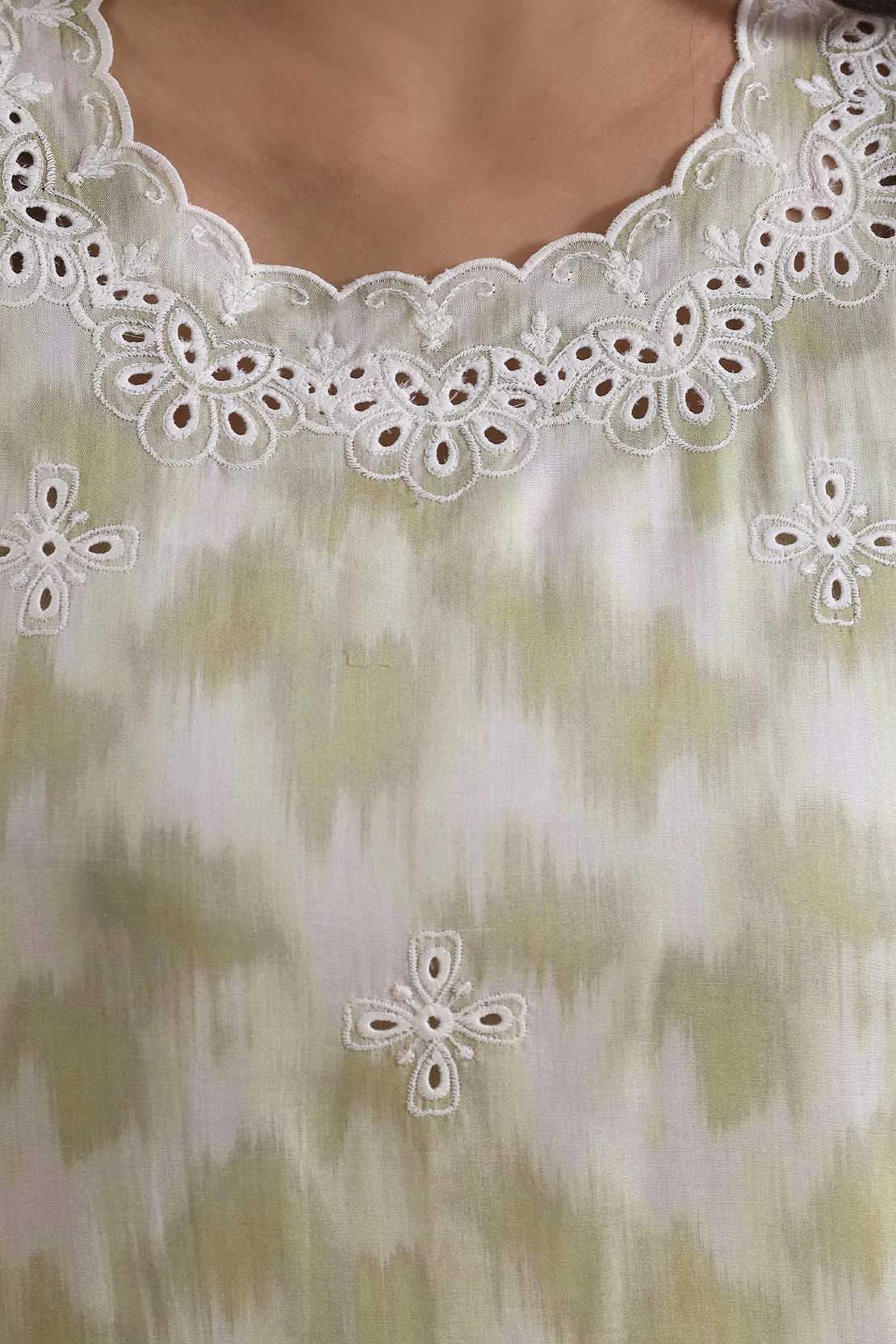Printed Embroidered Arabic Lawn Stitched 2 Piece (Shirt/Trouser) - Image 5