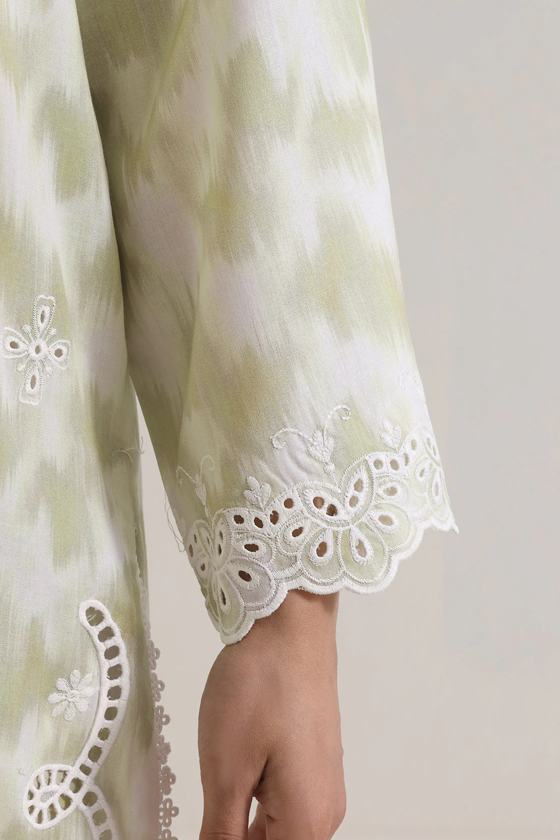 Printed Embroidered Arabic Lawn Stitched 2 Piece (Shirt/Trouser) - Image 6