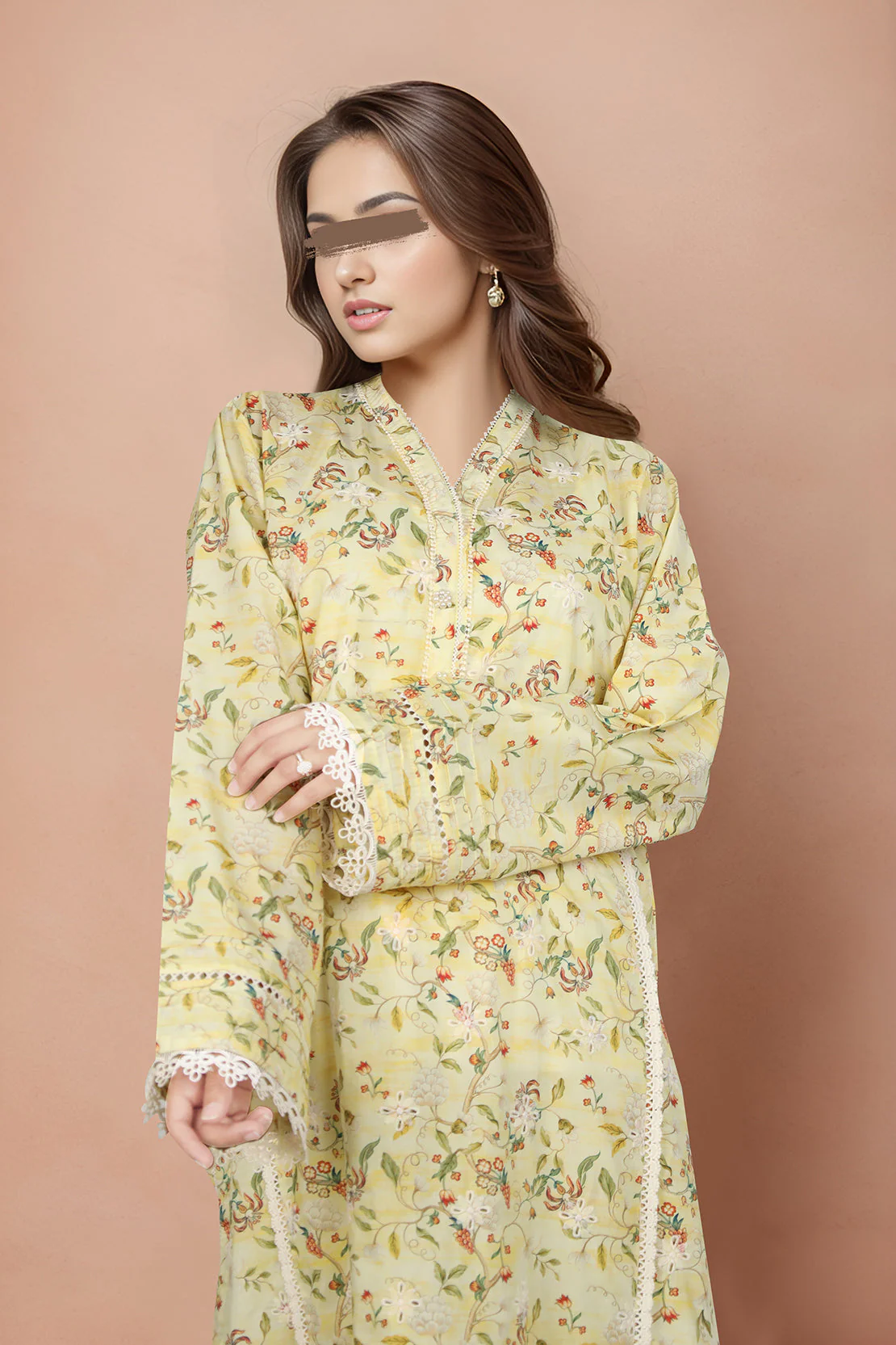 Printed Embroidered Cotton Filament Stitched 2 Piece (Shirt/Trouser) - Image 2