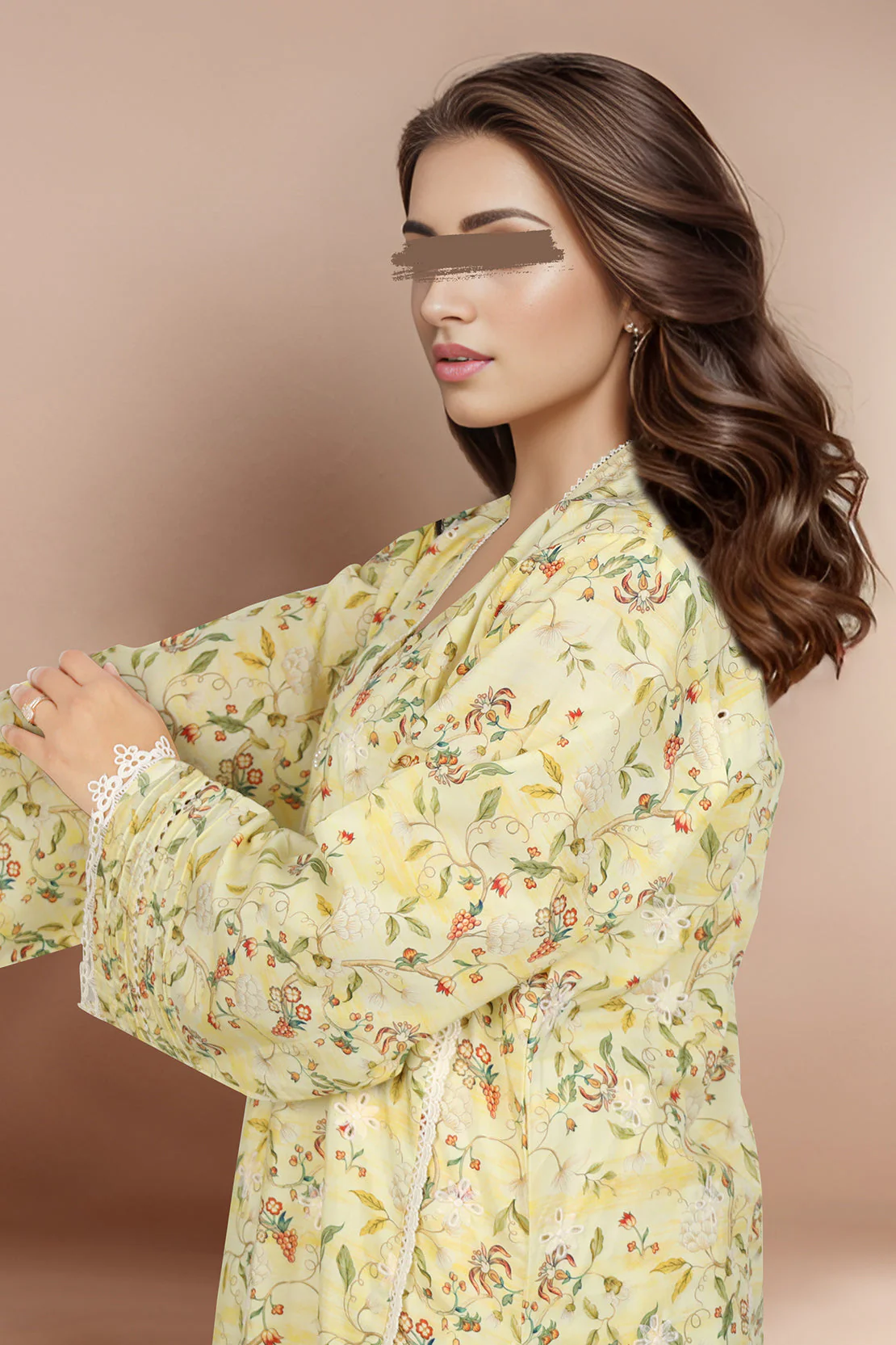 Printed Embroidered Cotton Filament Stitched 2 Piece (Shirt/Trouser) - Image 3