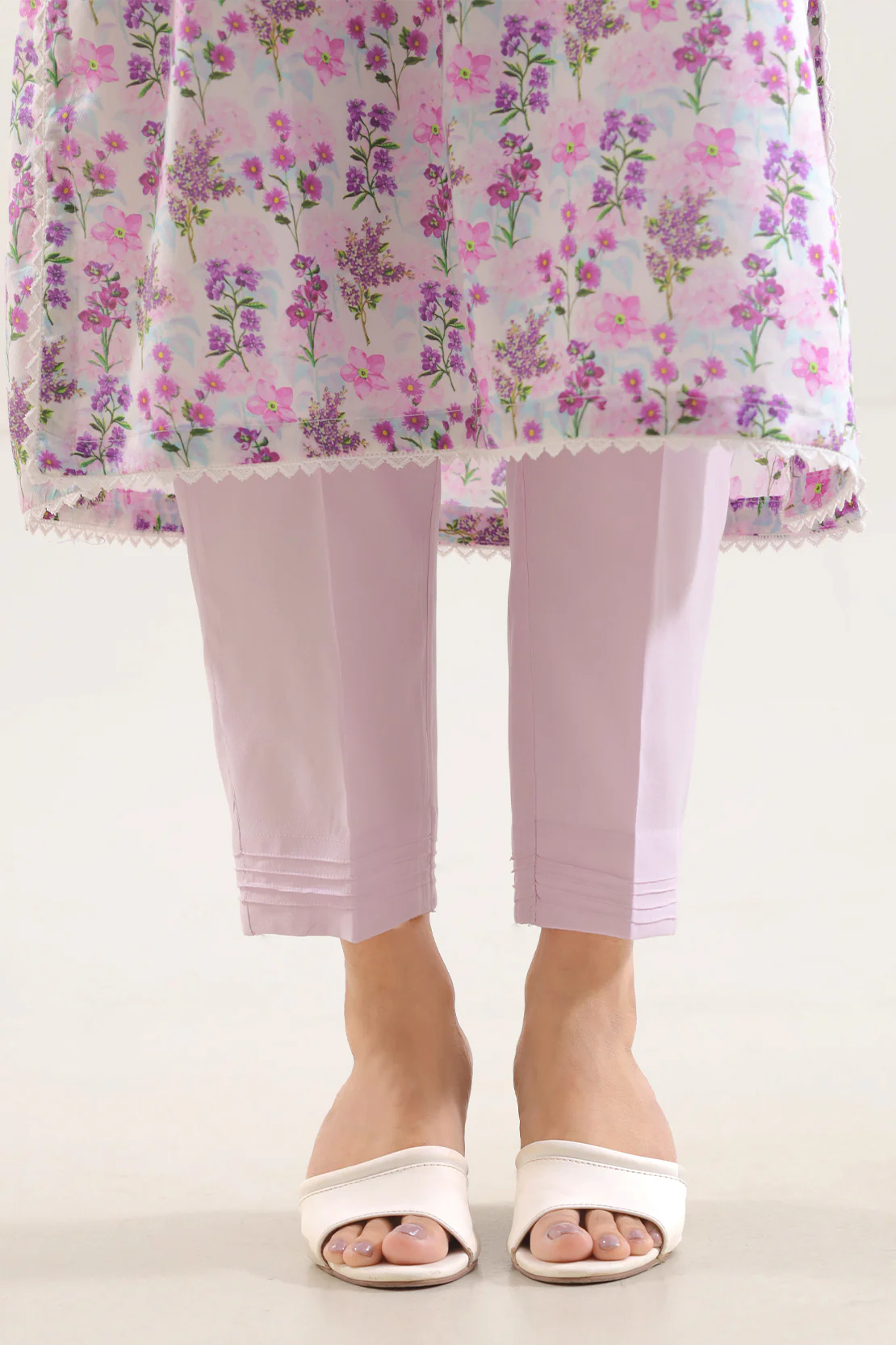Printed Embroidered Cotton Jacquard Stitched Shirt - Image 6